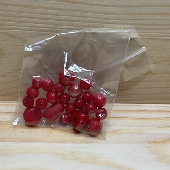 Assorted Red Beads Collection For Jewelry Making & Crafting - Picture 7 of 9